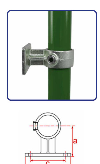 143 Küpeşte Braketi teknik çizim ve ölçüler