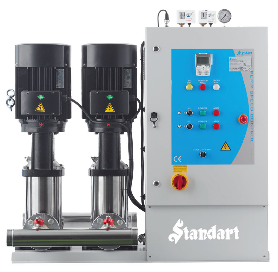 Standart Pompa TH serisi paslanmaz dikey pompalı paket hidrofor
